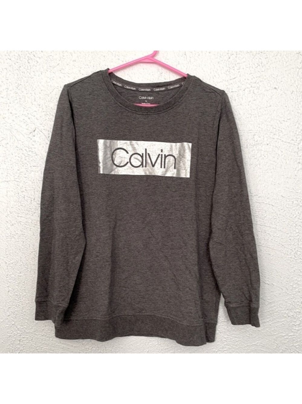 Calvin Klein Gray Sweatshirt - Picture 1 of 2